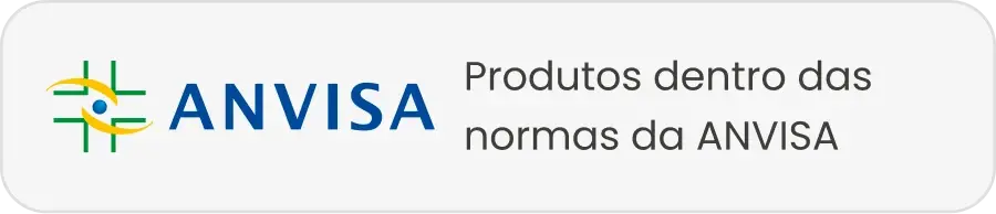 Produto regularizado na ANVISA