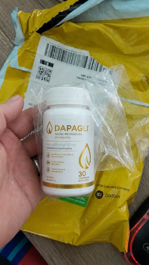 Cliente com o DAPAGLI recebido